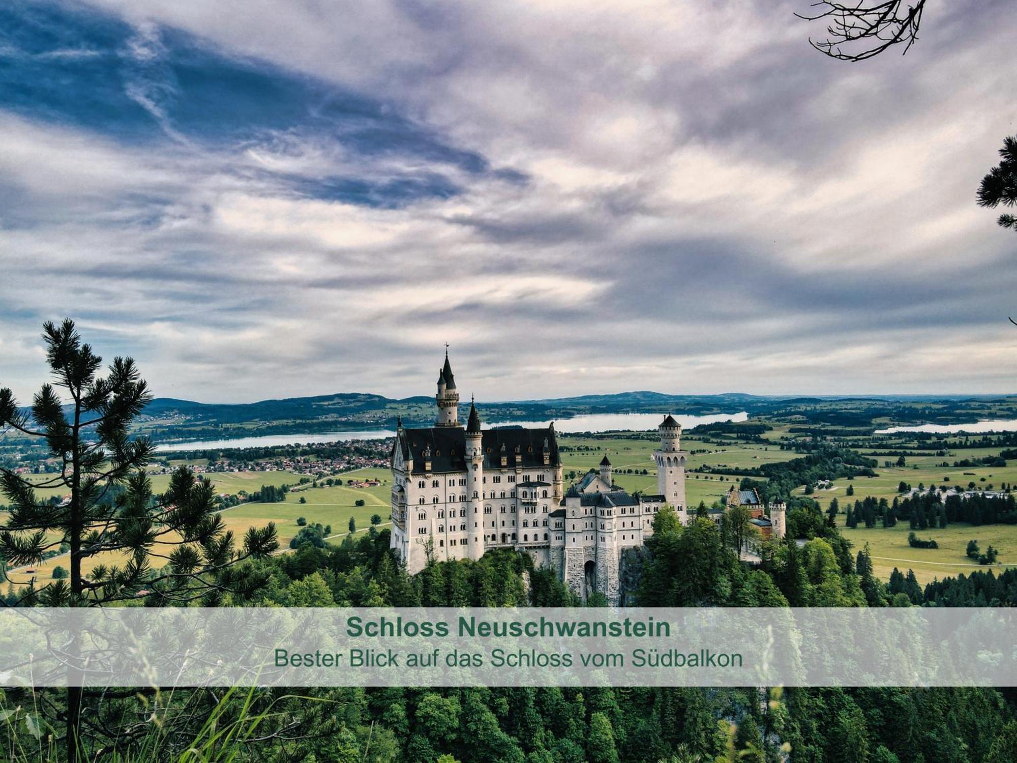 Chalet - Ferienwohnungen - Biohof Stoeger - Panoramasuedbalkon - Grandiose Aussicht Auf See, Berge Und Schloss Neuschwanstein Rieden Luaran gambar